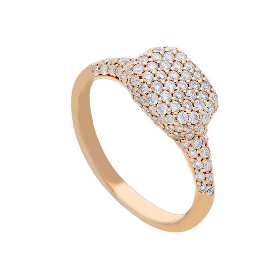 Anello Gioielleria Dossena  Donna in Oro rosa Diamante 0.92 Ct 270968BR - 270968BR